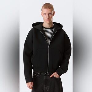 Weekday Black SIMON SCUBA ZIP HOODIE
L